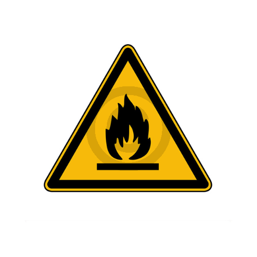 Avertissement relatif aux matières inflammables / Avertissement relatif au risque d'incendie !